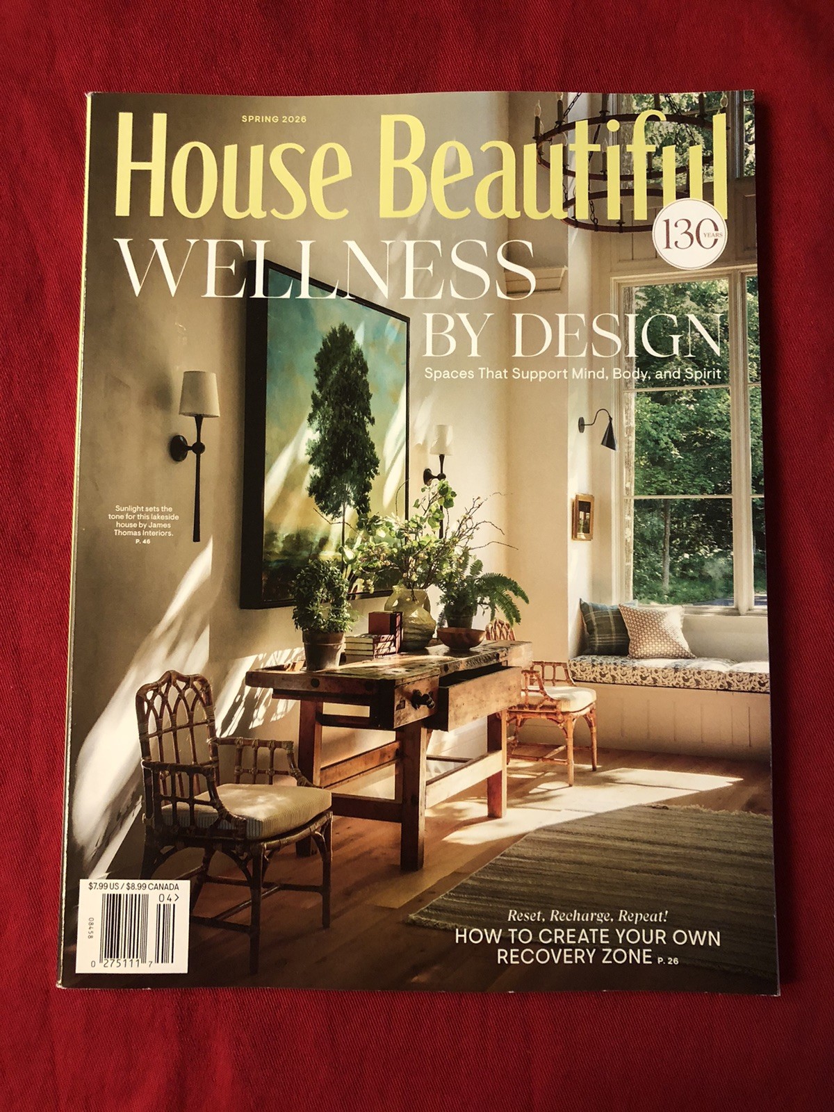 House Beautiful Magazine Spring 2026 Wellness by Design