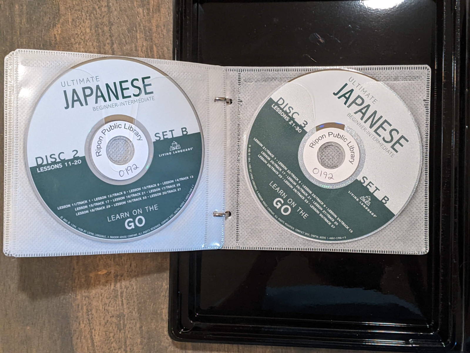 Ultimate Japanese Beginner Intermediate 7 CD Book Living Language Missing 1 Disc