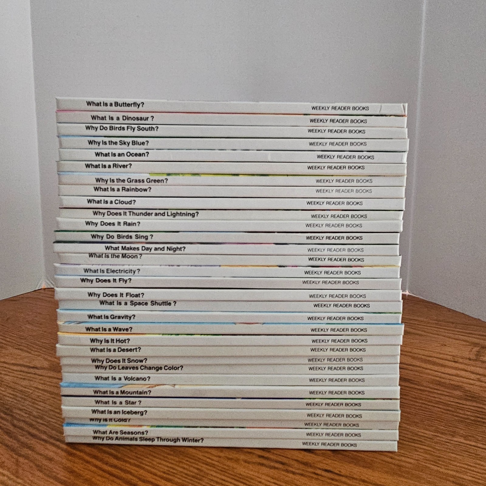 Weekly Reader Just Ask Books Lot of 31 What, Why Hardcovers Vtg 1980s
