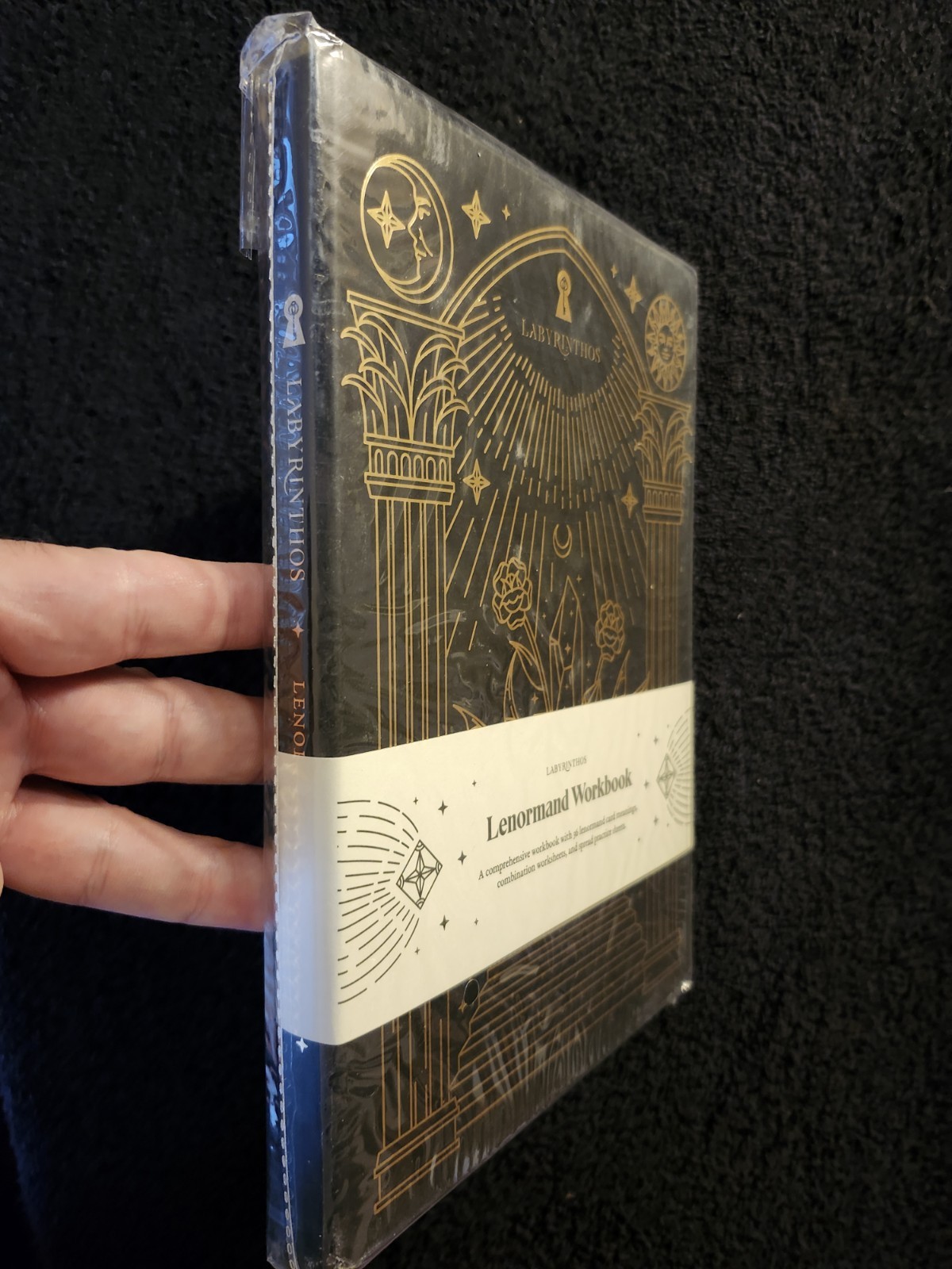 Lenormand Workbook Tina Gong Labyrinthos Gilt Edges Vegan Leather **SEALED