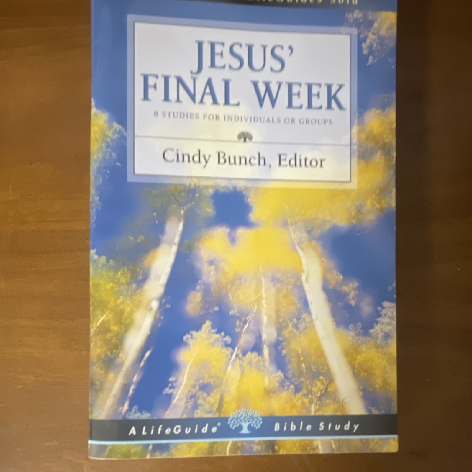 InterVarsity Press Jesus’ Final Week by Cindy Bunch LifeGuide Bible Study Guide