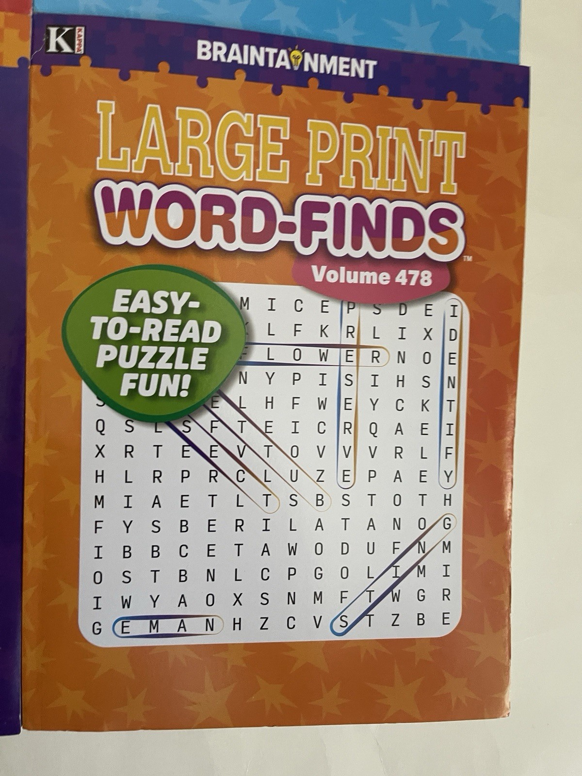 Lot Of 4 Kappa Large Print Word Search Word-Finds Books NEW Free Shipping 475-78