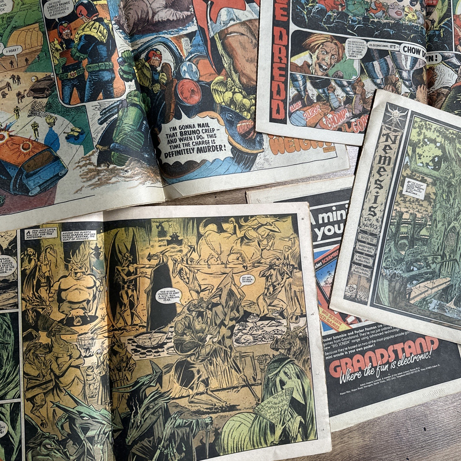 2000AD Progs Judge Dredd issues 321 – 339 job lot