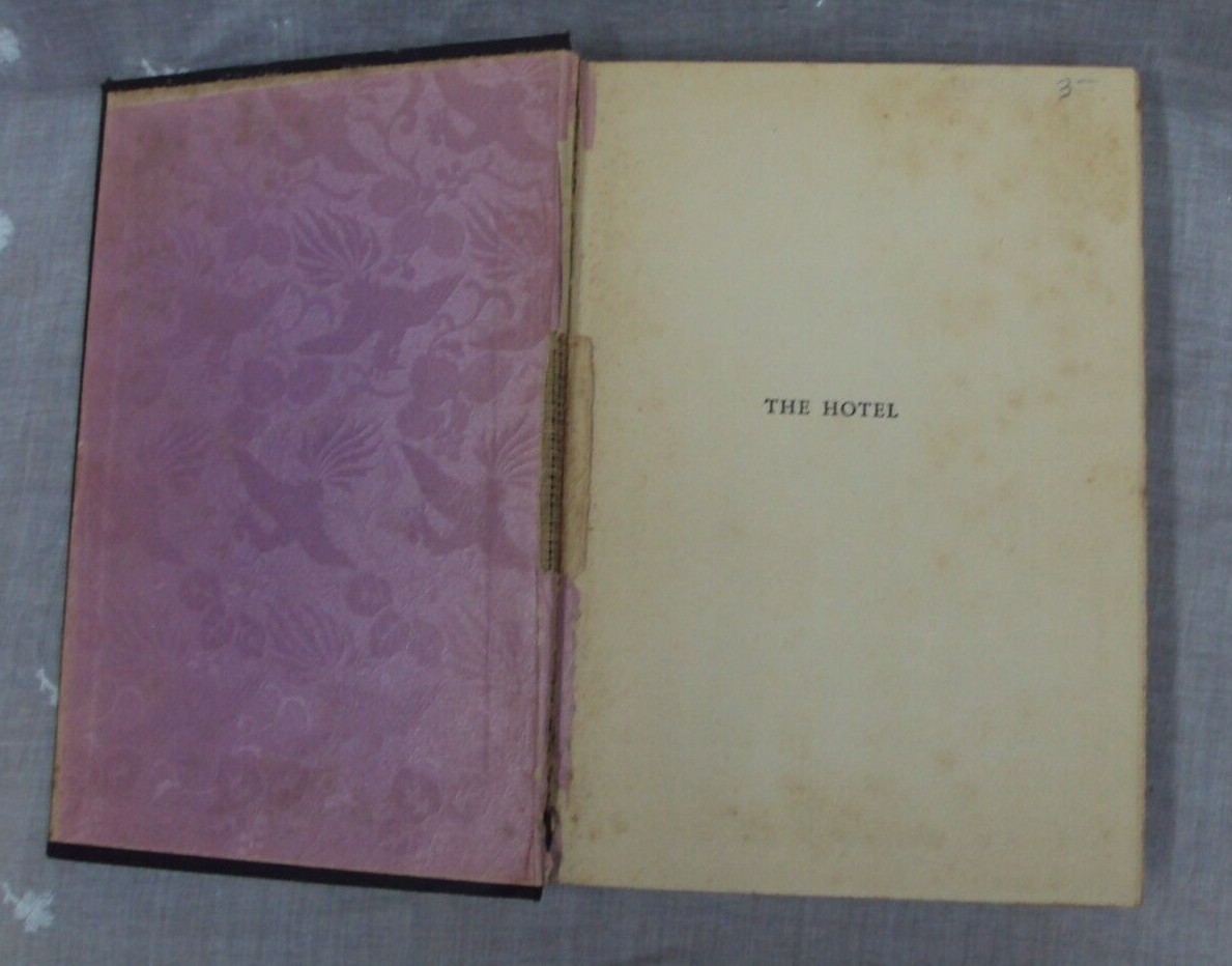 Vtg THE HOTEL ~ Elizabeth Bowen ~ 1928 The Dial Press HC