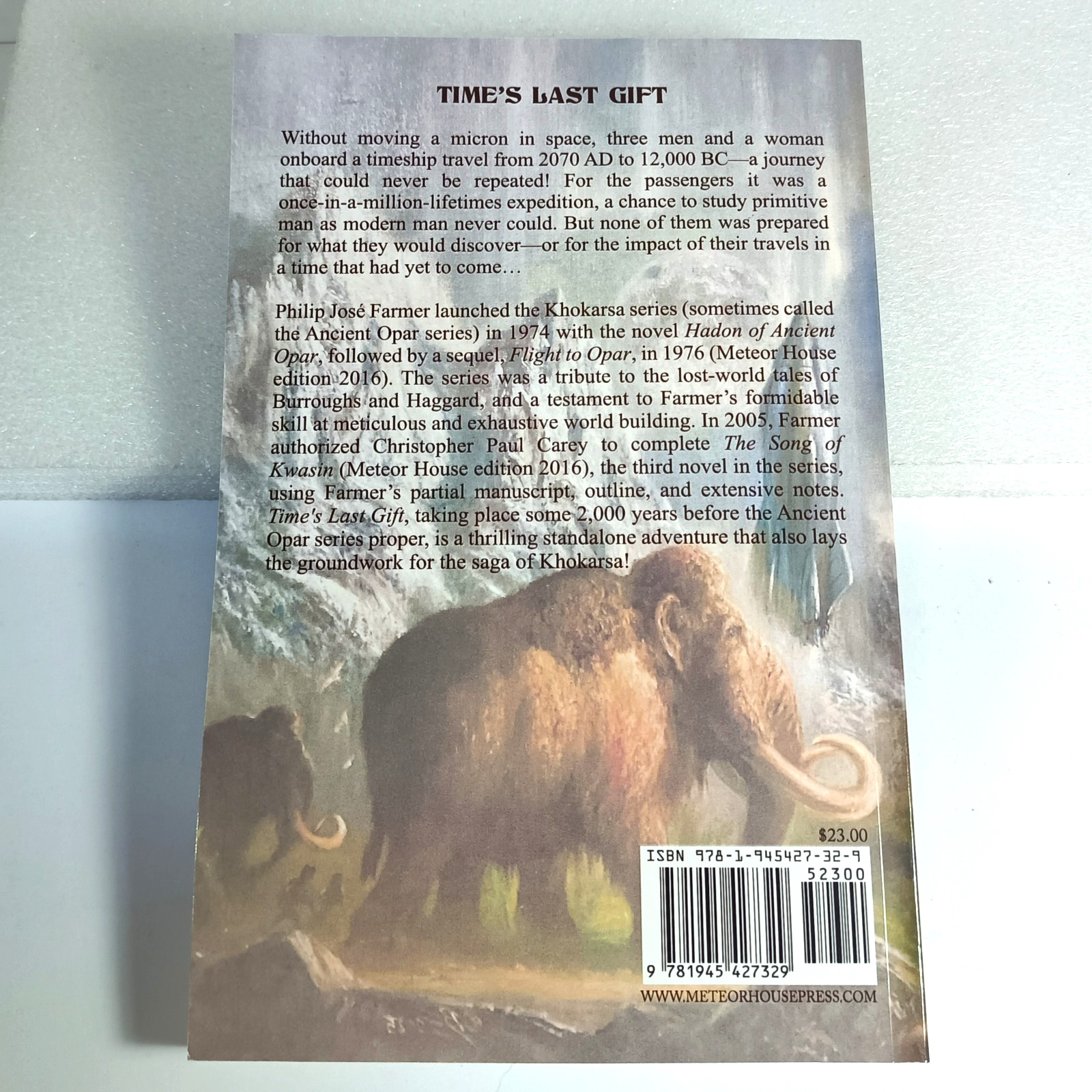 Time’s Last Gift Philip Jose Farmer Meteor House 2025 Bob Eggleton edition