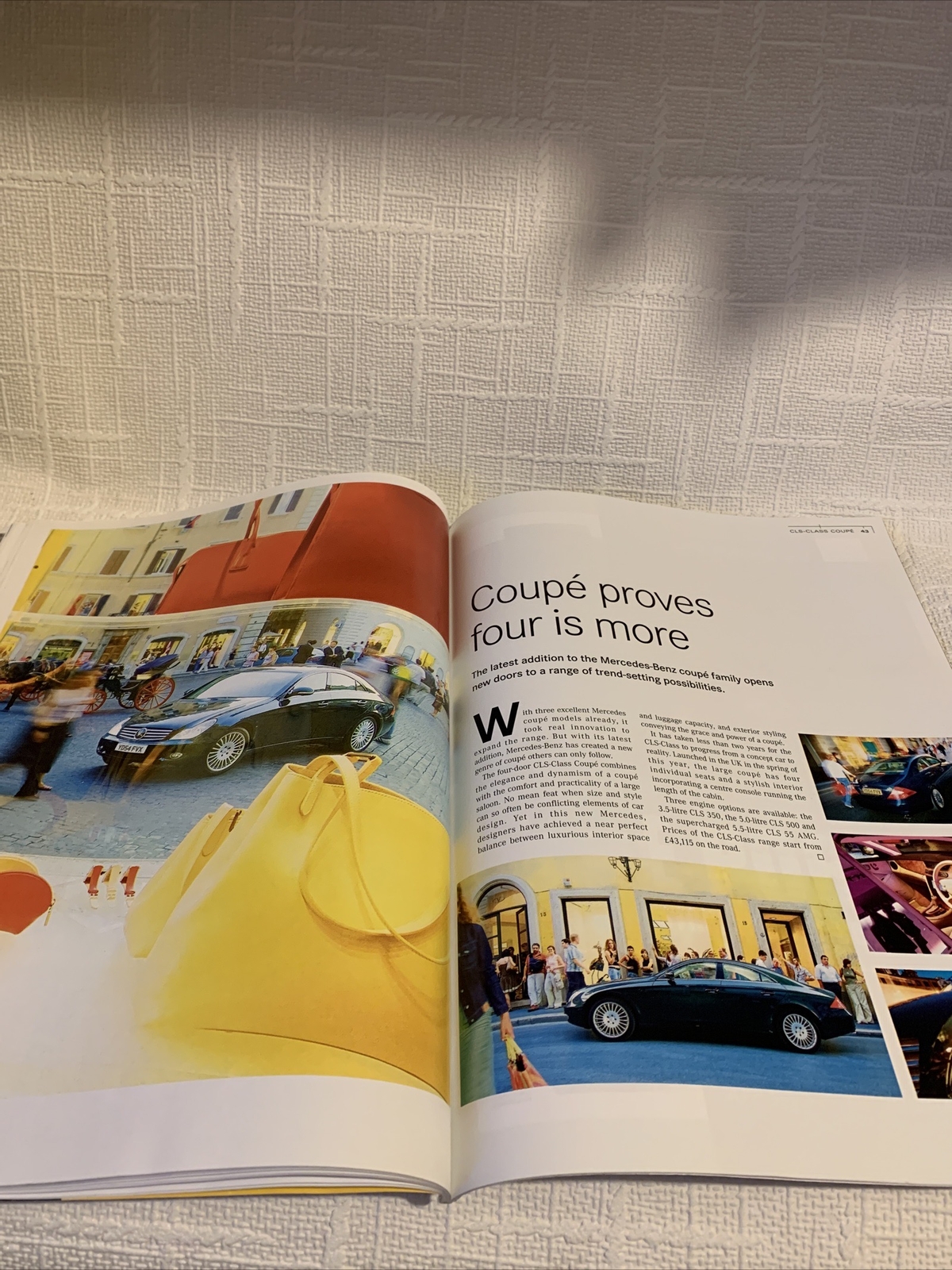 Mercedes Spring 2005 magazine SLR McLaren A-Class CLS Coupe 58 Pages Collectible