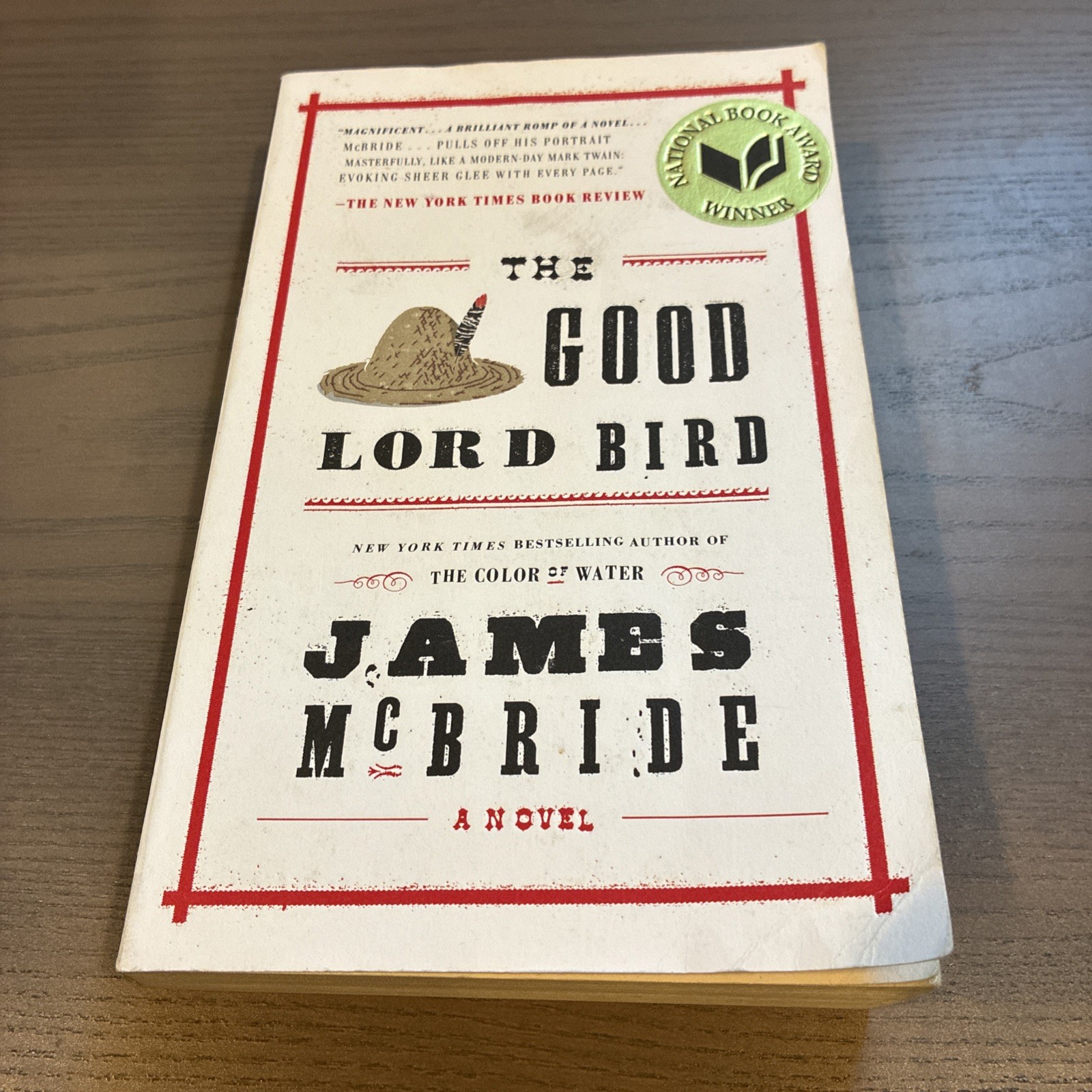 NATIONAL BOOK AWARD The Good Lord Bird by James McBride (2014, Trade paperback)