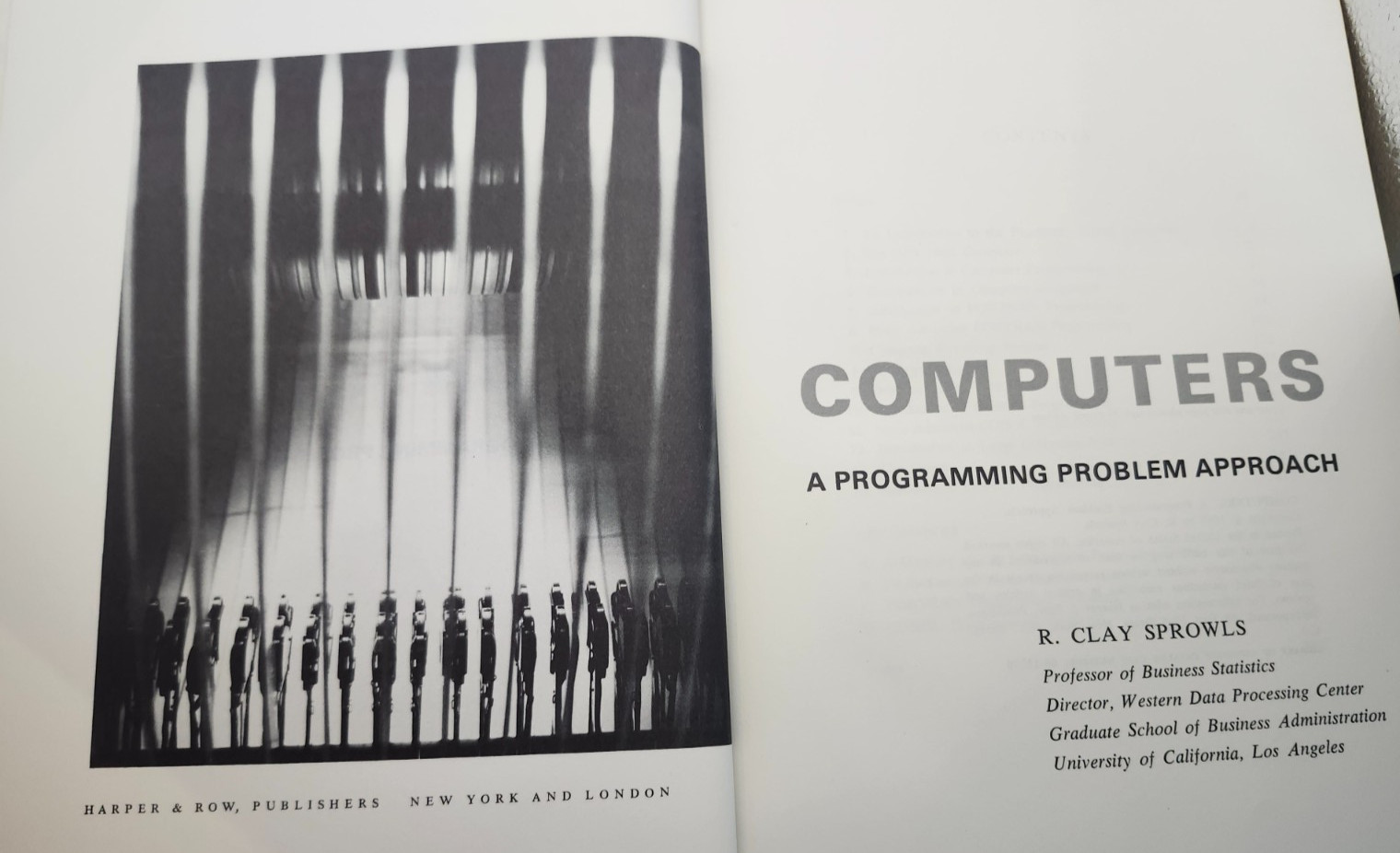Computers: A Programming Problem Approach by R. Clay Sprowls (Hardcover, 1966)