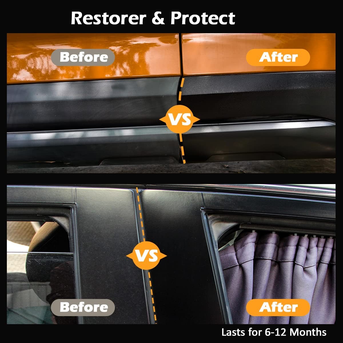 Automotive Ceramic Coating for Plastic, Vinyl & Rubber Surfaces – 0.09kg