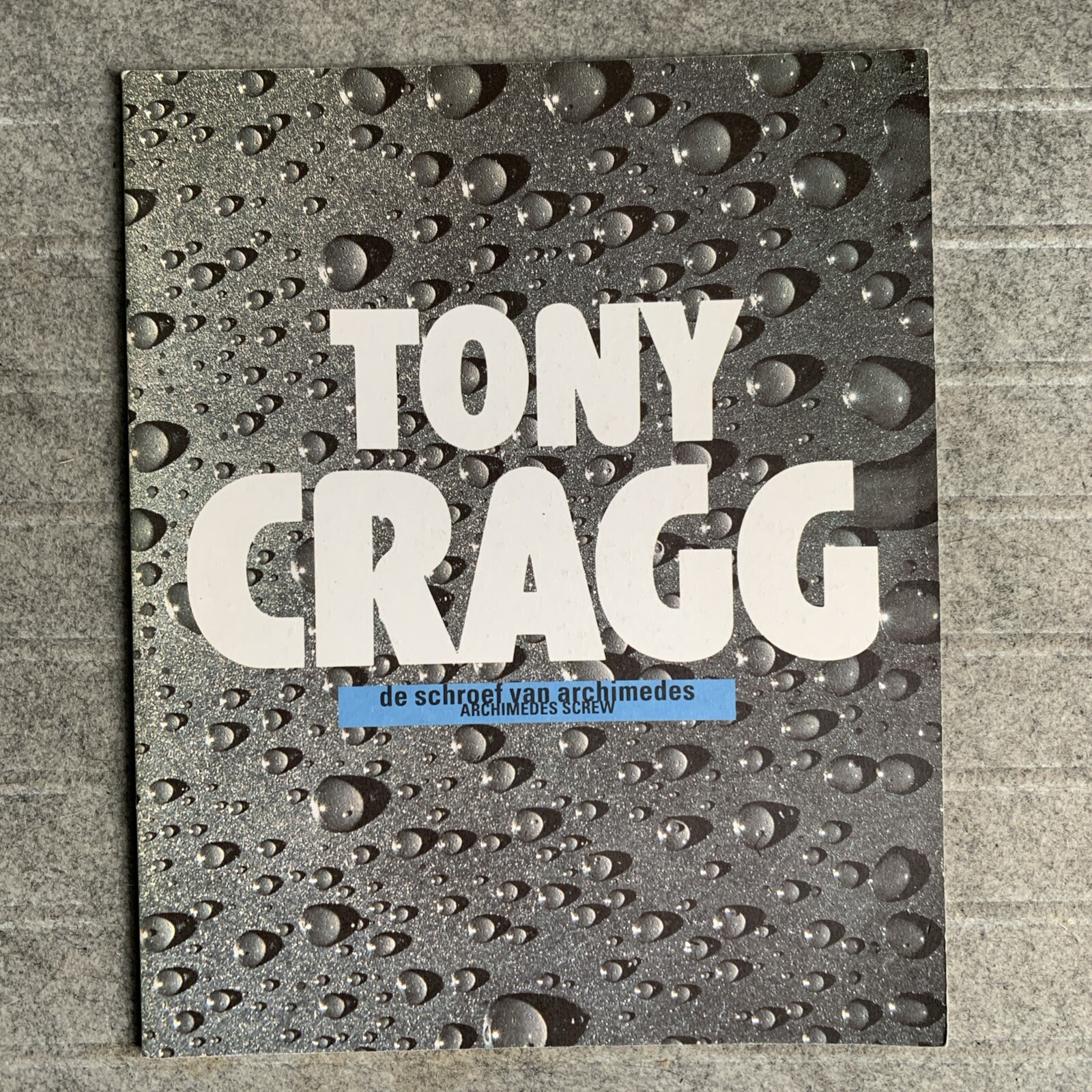 Tony Cragg : Archimedes Screw : (PB, 1993, Dutch/English) : VG