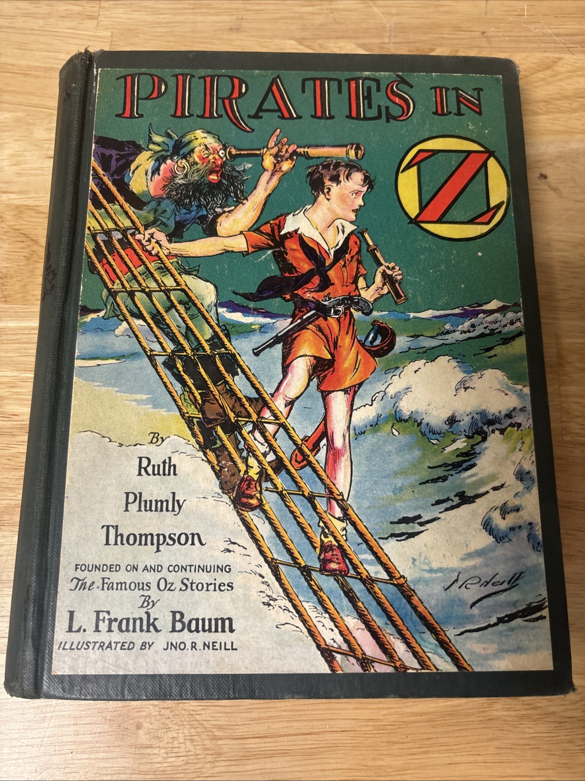 1931 Vintage PIRATES IN OZ HC Ruth Plumly Thompson 1931 11 Of 12 Color Plates