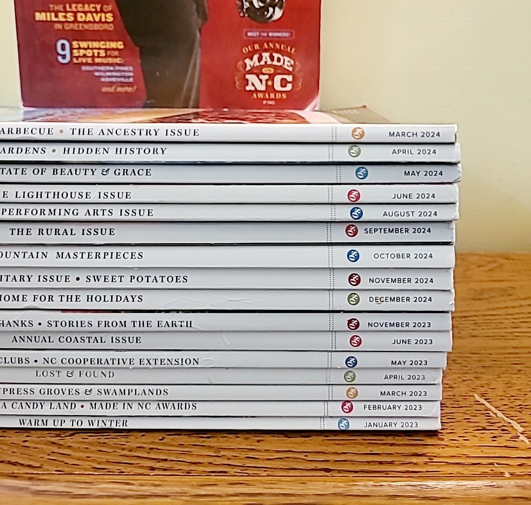 Our State Celebrating North Carolina Magazine Lot of 17 Various Issues 2023-2024