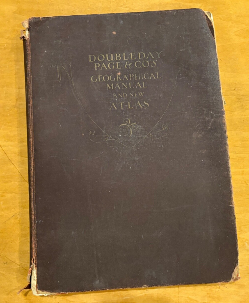 Doubleday Page & Co’s Geographical Manual and New Atlas 1917 Vintage, 392 pp