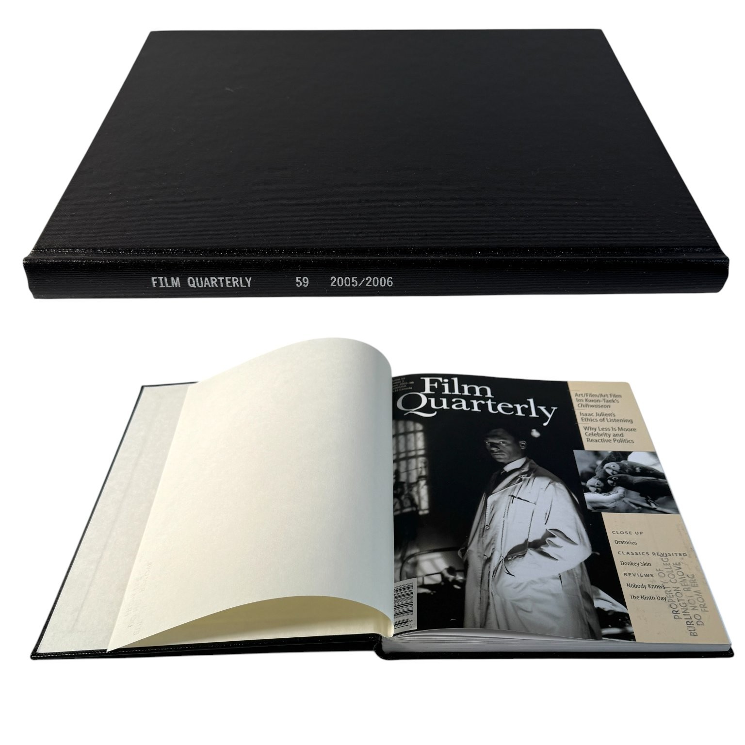 Film Quarterly 2005-2006 Volume 59 Magazine Film Studies