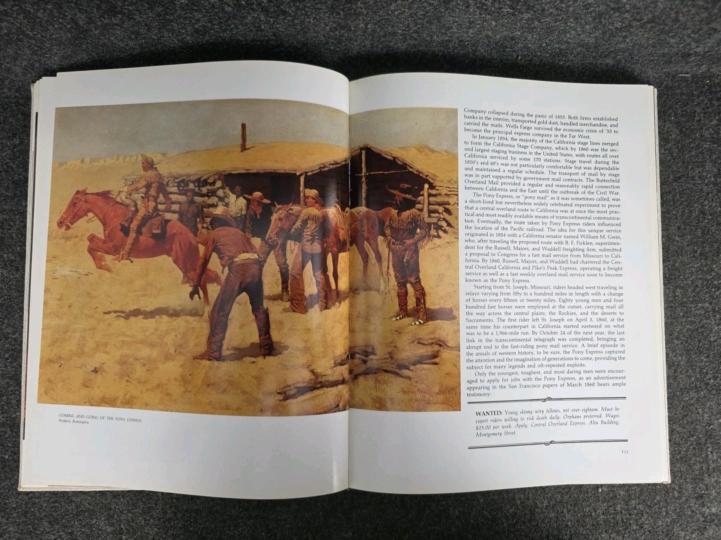 THE ART OF THE OLD WEST by Paul Rossi & David Hunt Hard Cover Book 1971