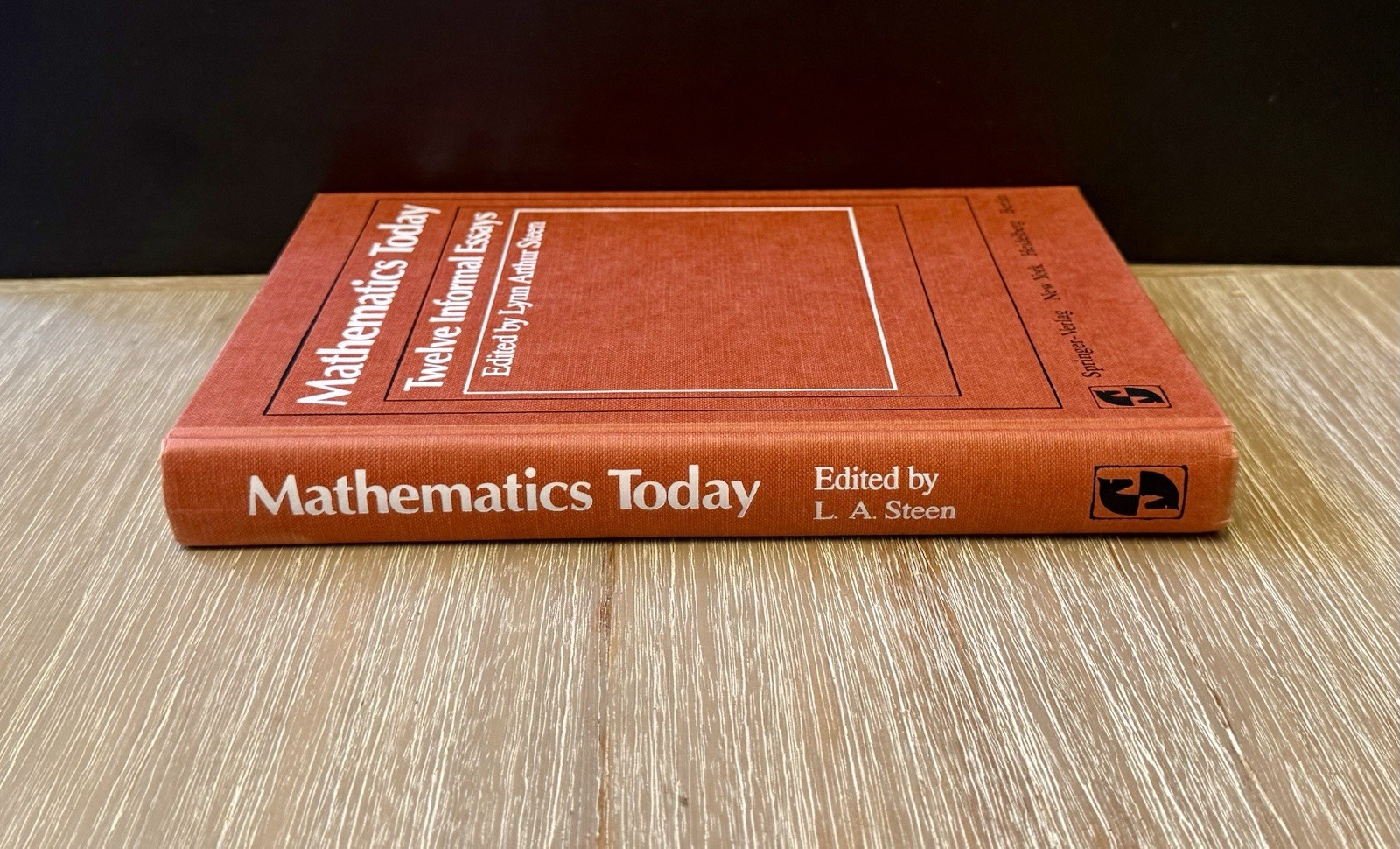Math Today 12 Informal Essays by Lynn Arthur Steen 1980 HC/ DJ