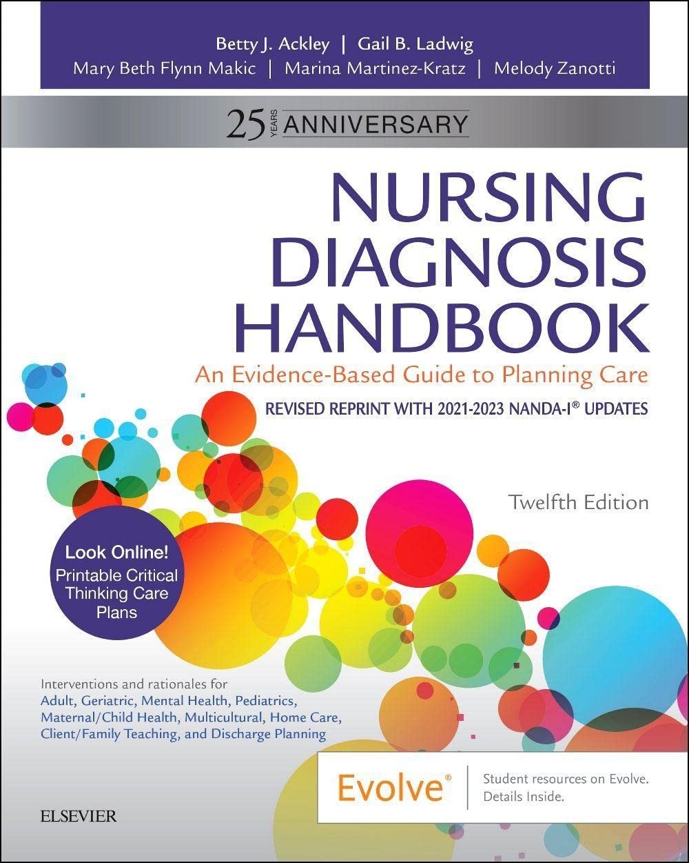 Nursing Diagnosis Handbook, 12th Edition Revised Reprint with 2021-2023 NAND…