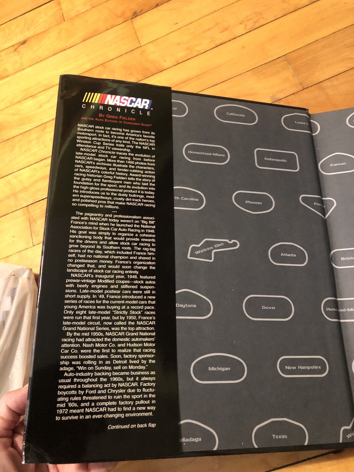 Nascar Chronicle Hardcover By Greg Fielden Racing Book 496 Pages