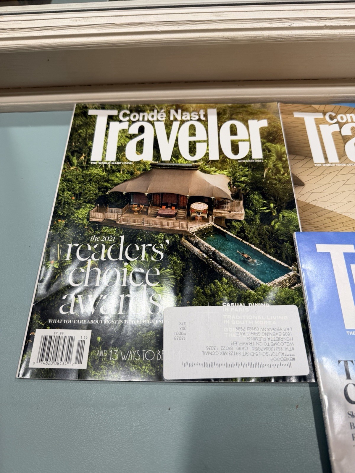 Lot Of 5 Conde Nast Traveler Magazines