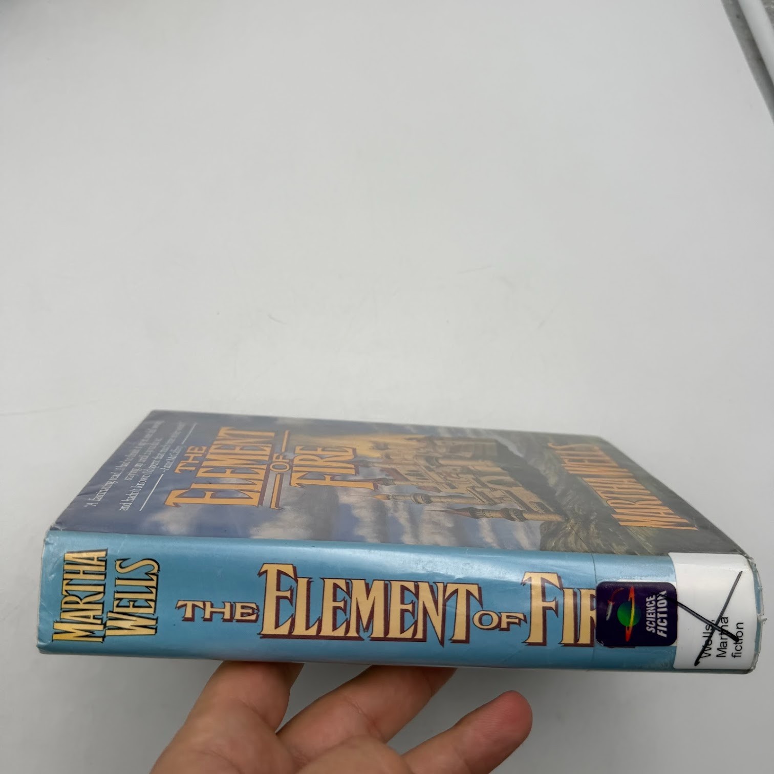 Element of Fire by Martha Wells (1993, Hardcover) Sci-Fi Fantasy TOR 1st Edition