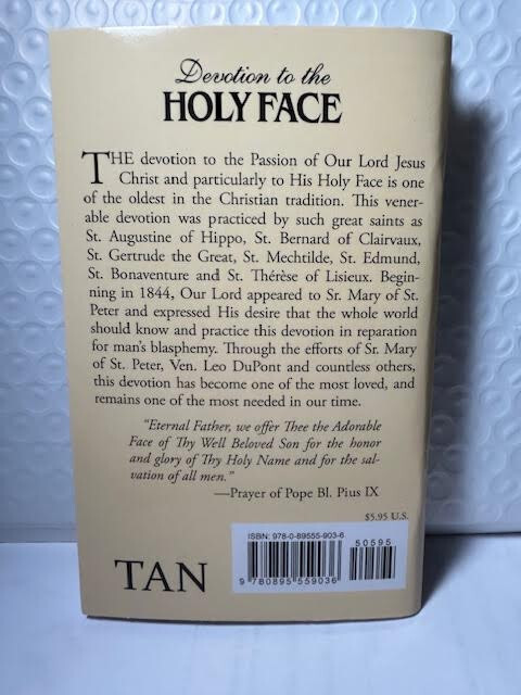 Devotion to the Holy Face (NEW) Tan Books . SALE FOR LENT!