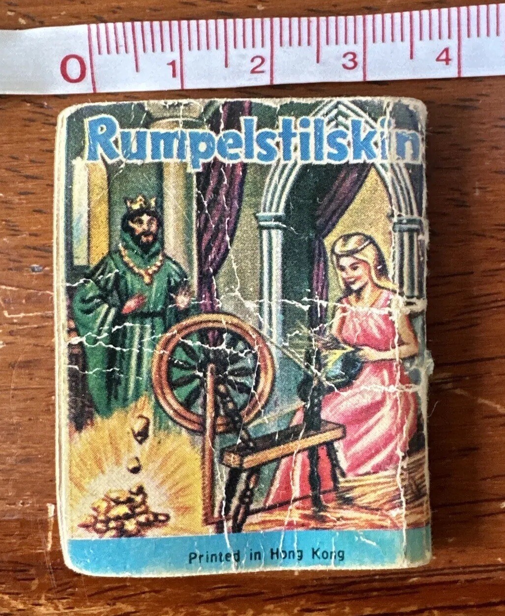 Vintage Rumpelstilskin Mighty Midget Miniature Book 3.5cm X 5cm