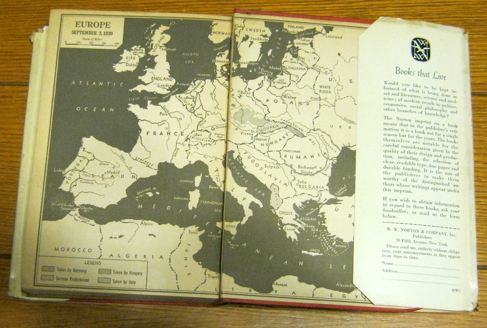 How War Came Raymond Gram Swing 1939 First Edition Hardcover 266 pages