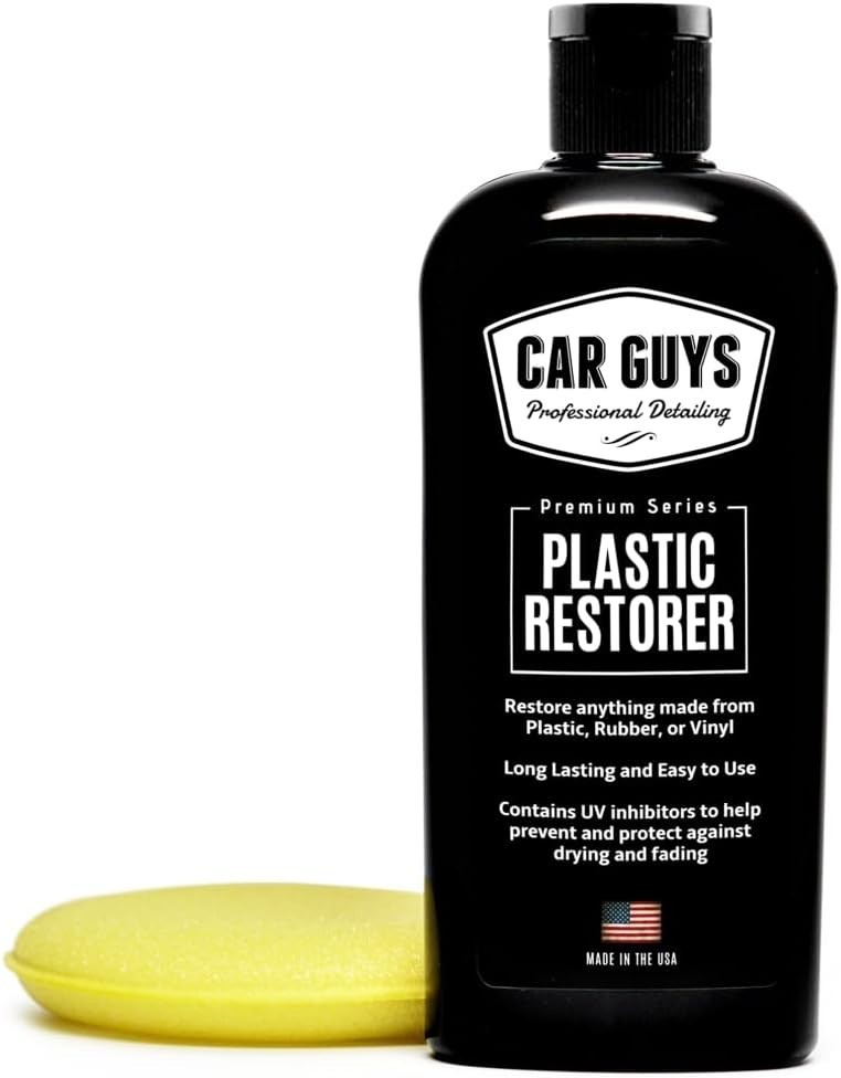 All-Surface Plastic Restorer – 8 Oz Easy Application with Foam Applicator