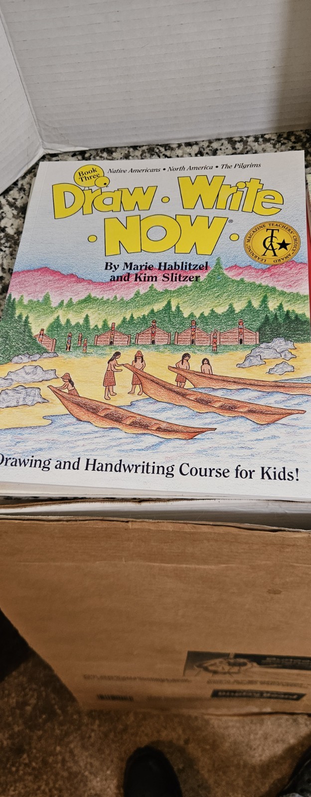 Draw Write Now Set Of 8 Unused Books W/Instructions In Taped Box Great Condition