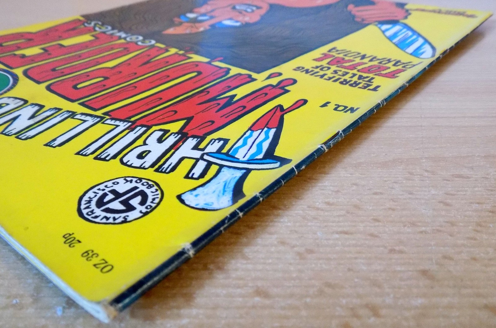 London OZ Magazine No.39 December 1971 – Thrilling Murder Comics Cover.