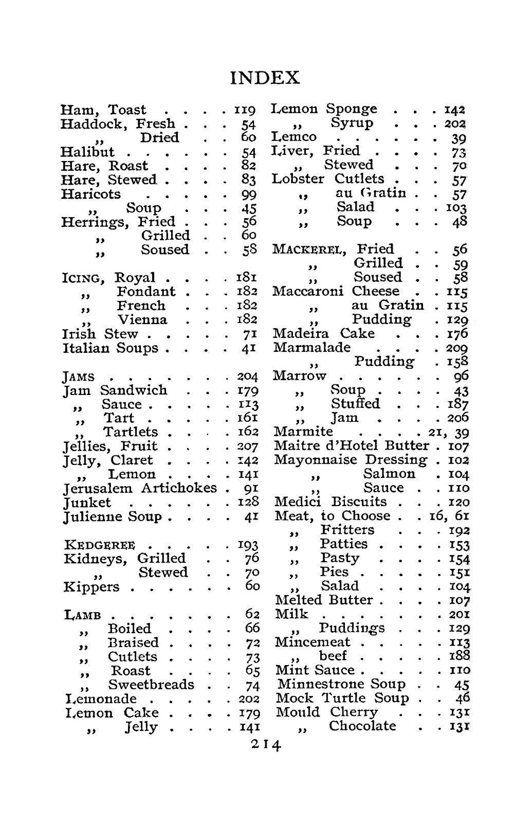 1913 The One Maid Cookery Book 211 Pages