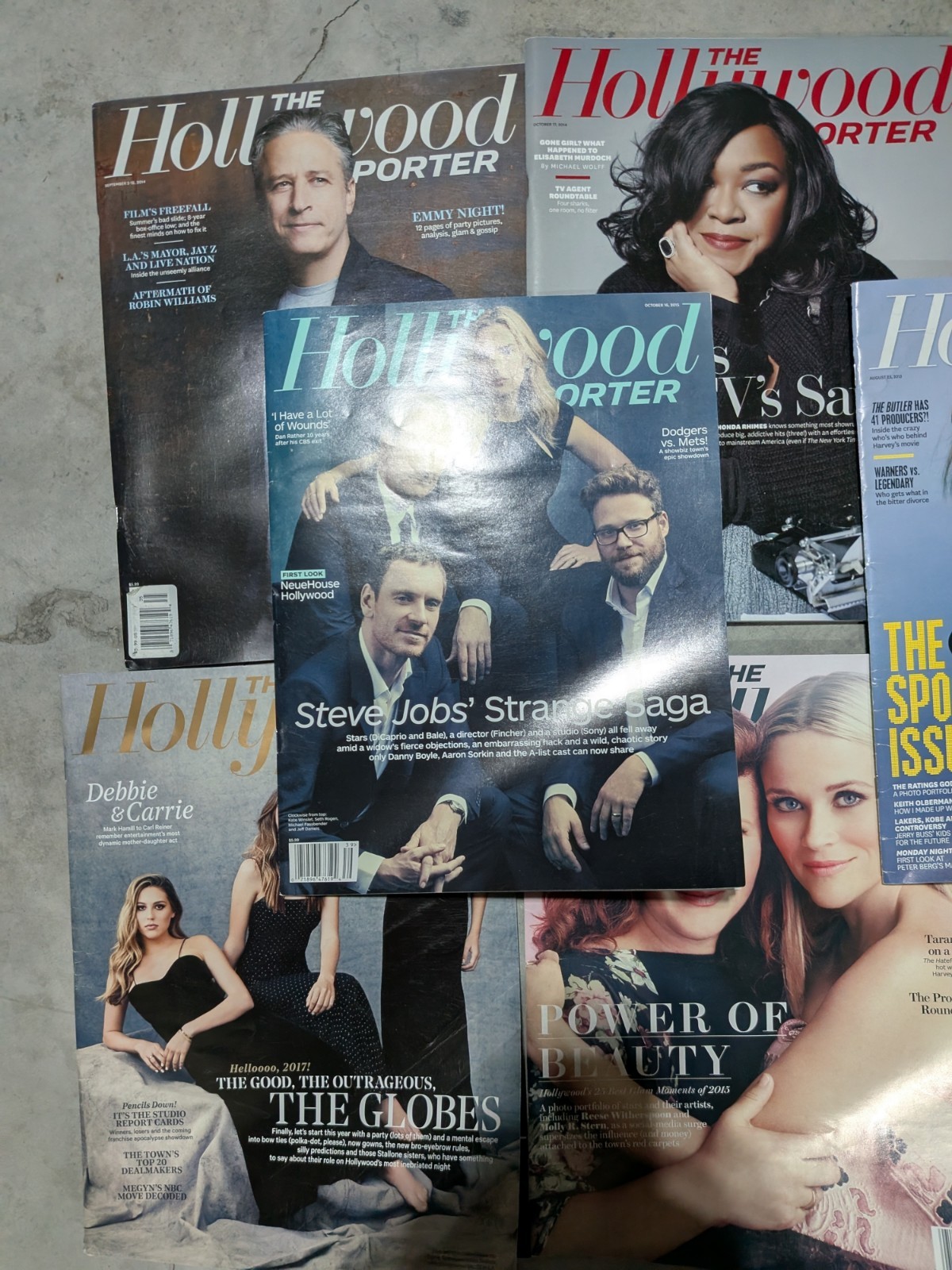 Hollywood Reporter Magazine LOT 2014/2015/2016/2017