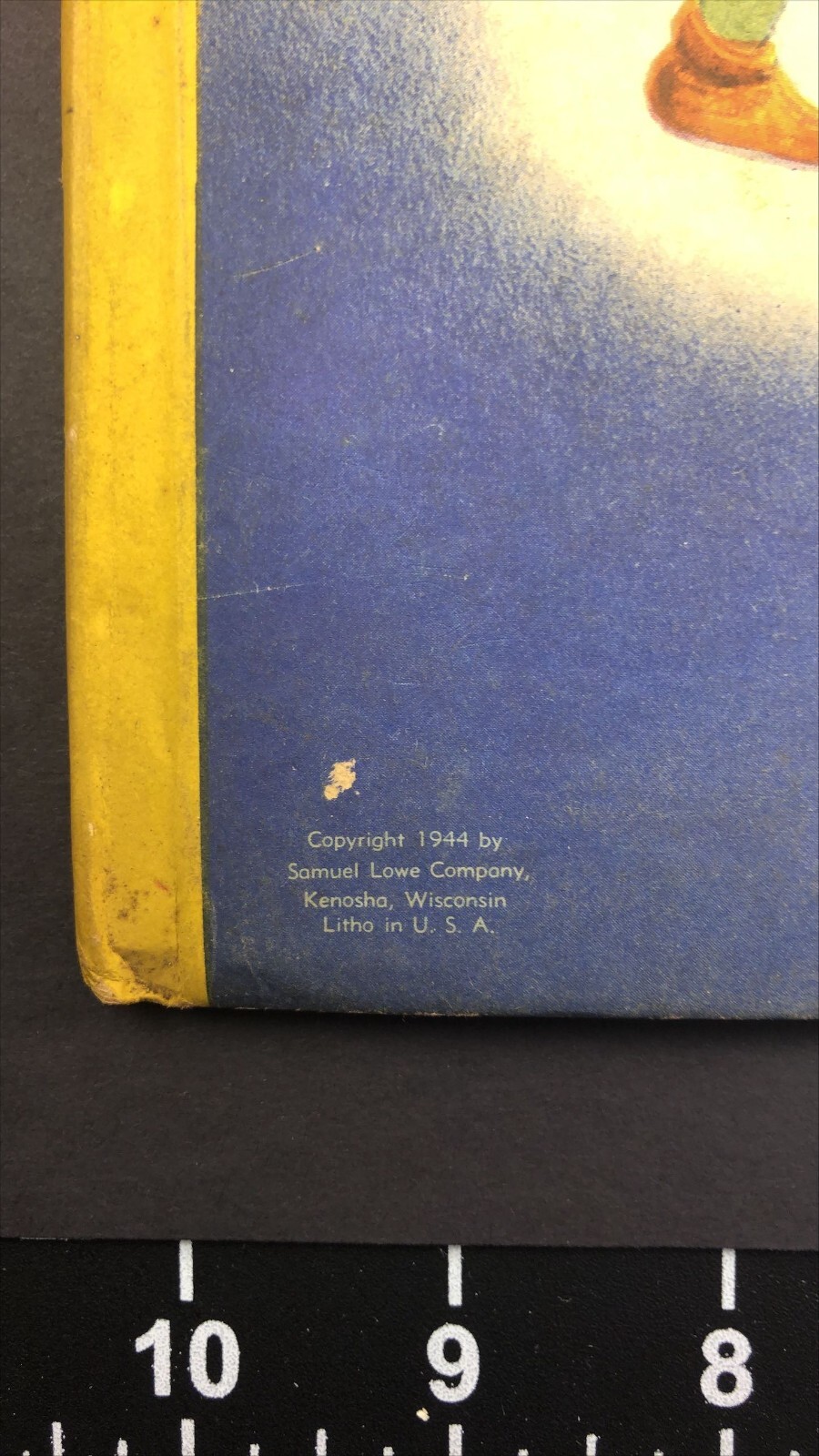 1944 Vintage Mother Nursery Rhymes Book Samuel Lowe Co. Kenosha WI