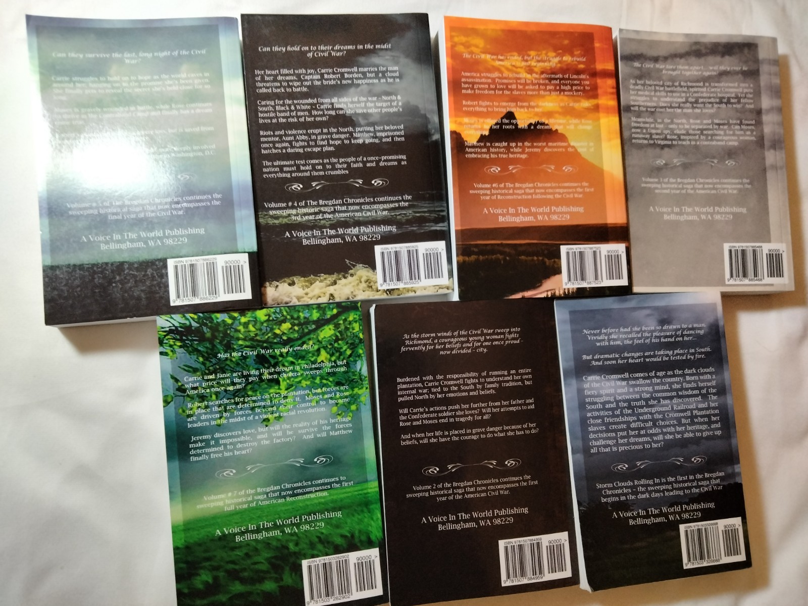 The Bregdan Chronicles Historical Fiction Ginny Dye LOT – 7 Books