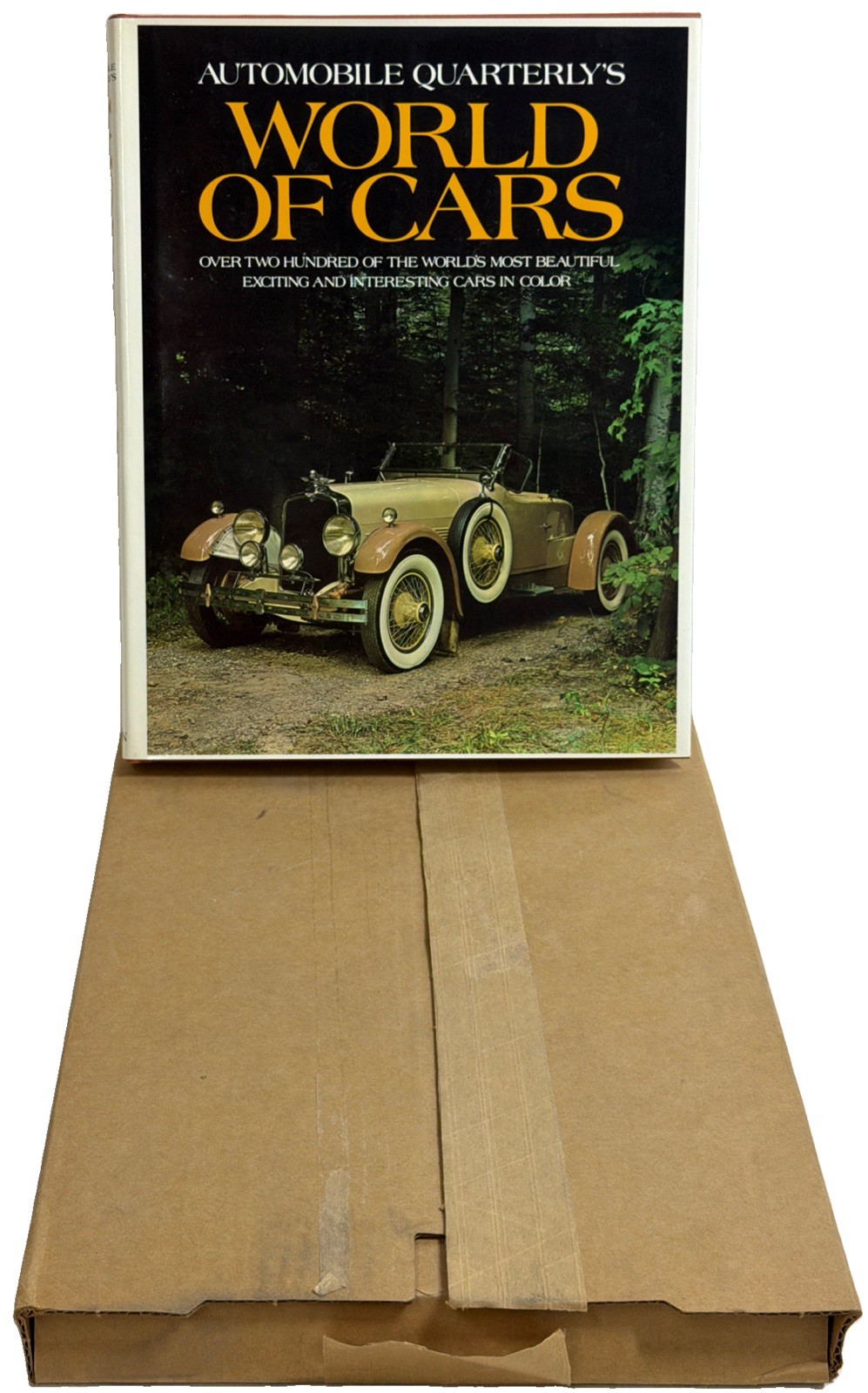 Automobile Quarterly’s World of Cars 1981 hardcover dustjacket With Original Box