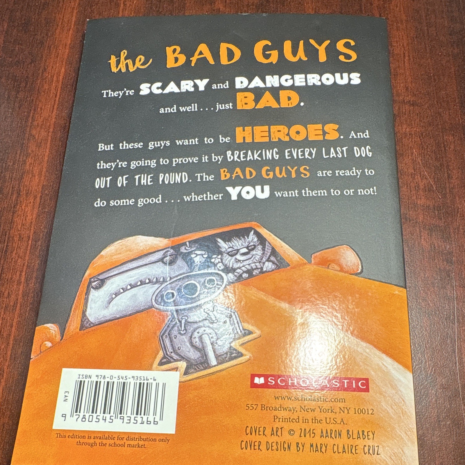 The Bad Guys Aaron Blabey 2015 Paperback Illustrated Ages 4-8 Scholastic