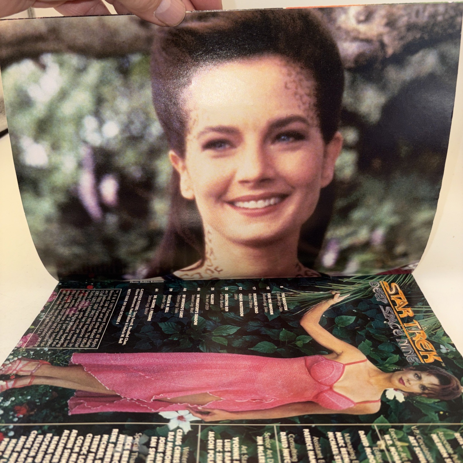 STAR TREK DEEP SPACE NINE MAGAZINE VOLUME 20 – G Vg – 1996 W Posters