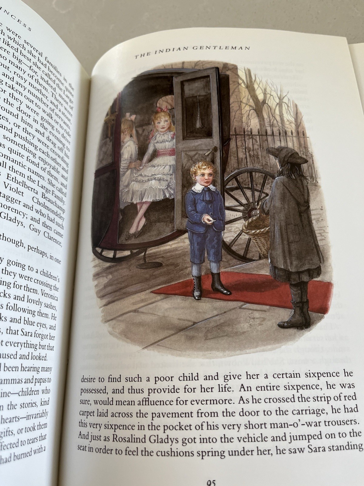 “A Little Princess” Frances Hodgson Burnett Illus: Graham Rust, Hardcover W/DJ