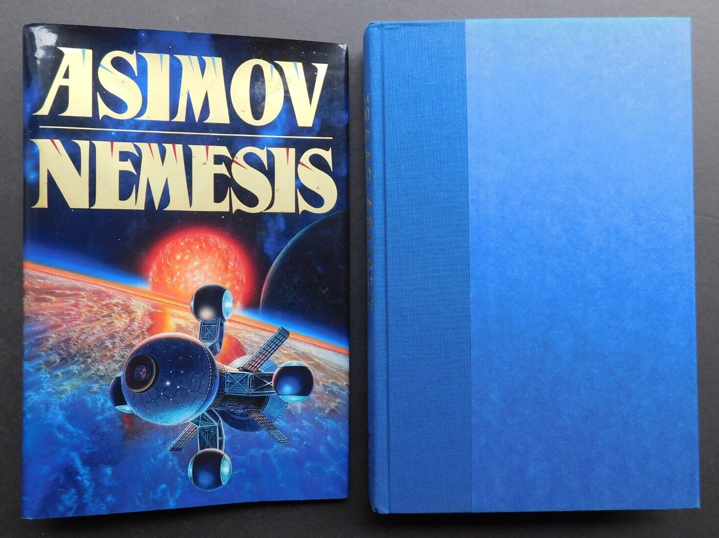 ISAAC ASIMOV 1st Edition 1989 NEMESIS Unread SciFi hardcover & jacket 364 pages
