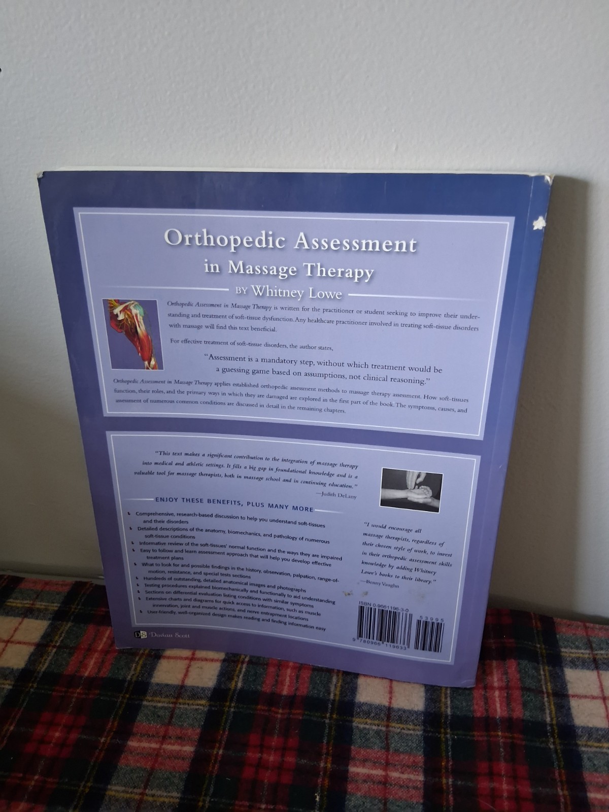 Orthopedic Assessment in Massage Therapy by Whitney W. Lowe