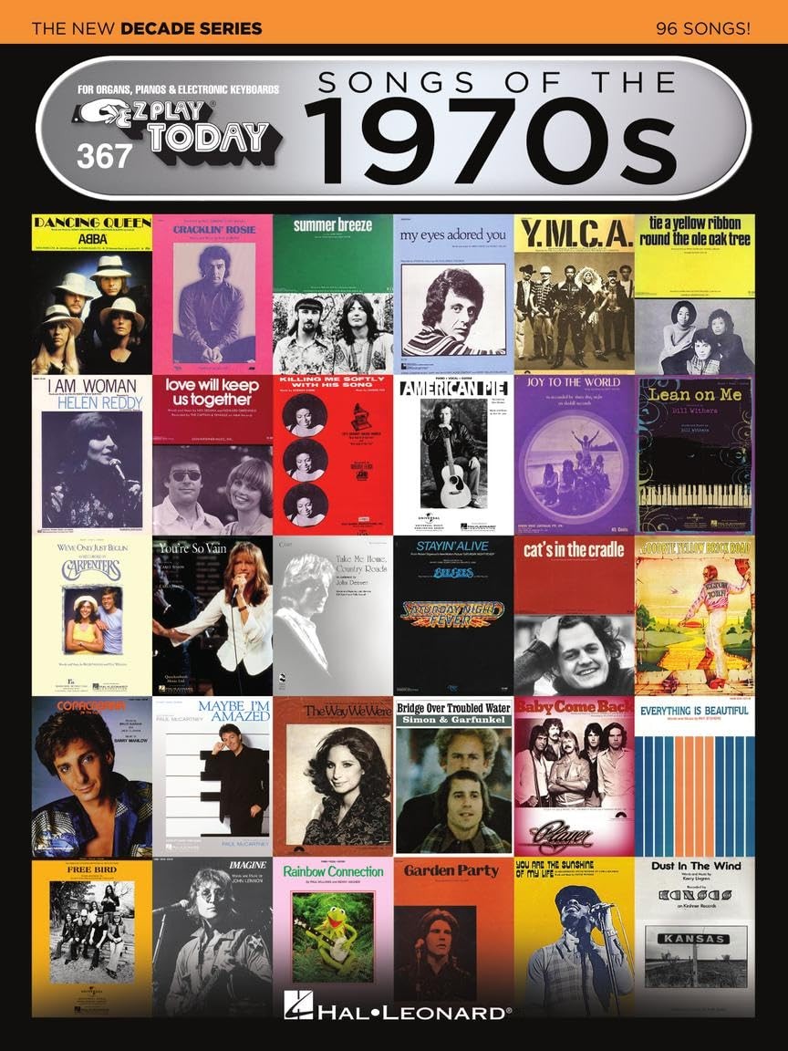 367 Hit Songs of the 1970s for Easy Keyboard by Hal Leonard Corp.