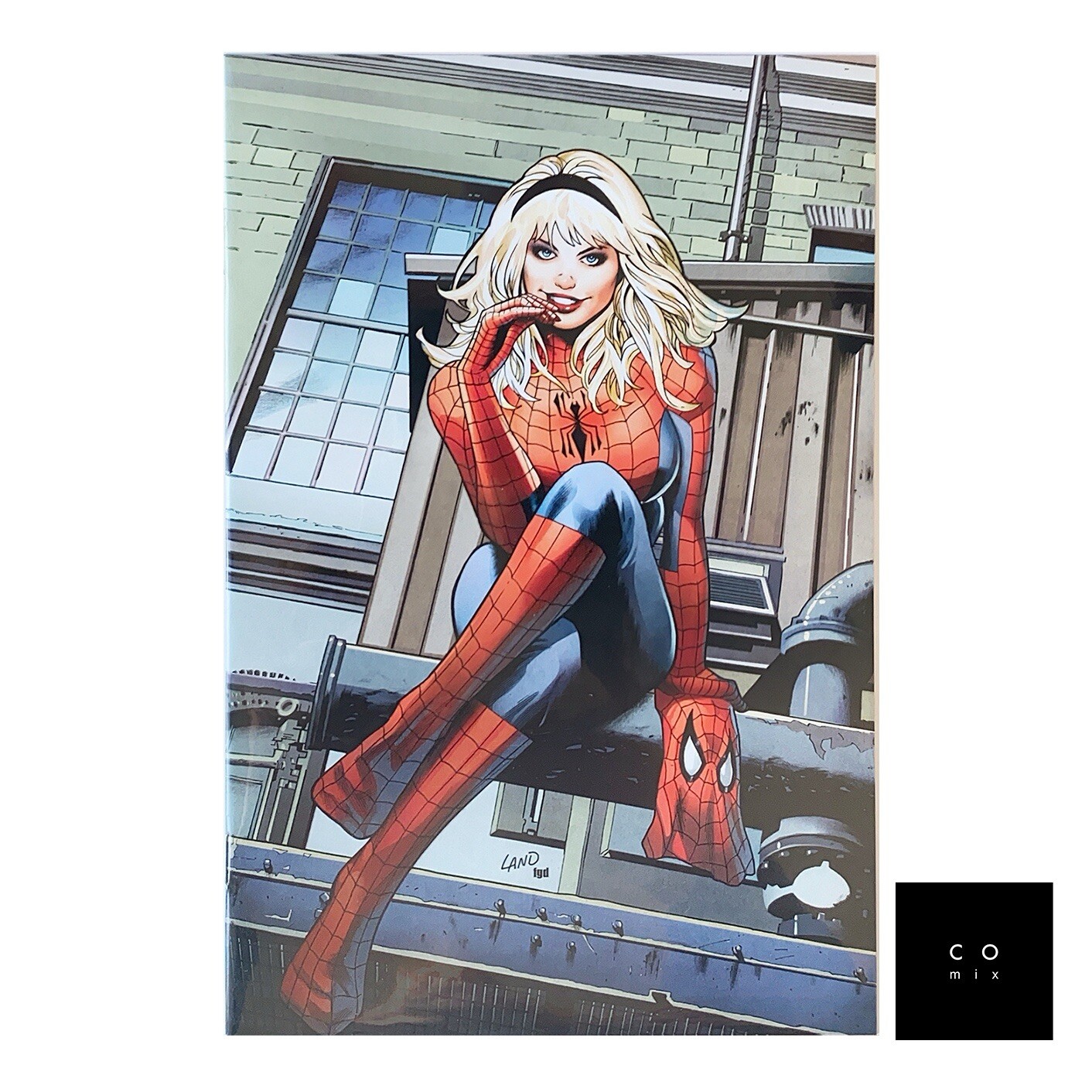 Spider-Gwen: Gwenverse #4 Greg Land / Unknown Comics Exclusive Homage Virgin VAR