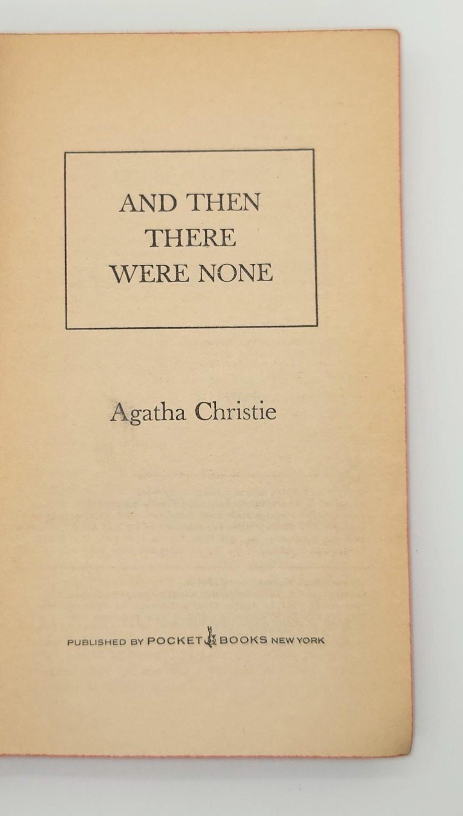 Lot of 4 Agatha Christie Vintage PB Murder Vicarage Frankfurt None