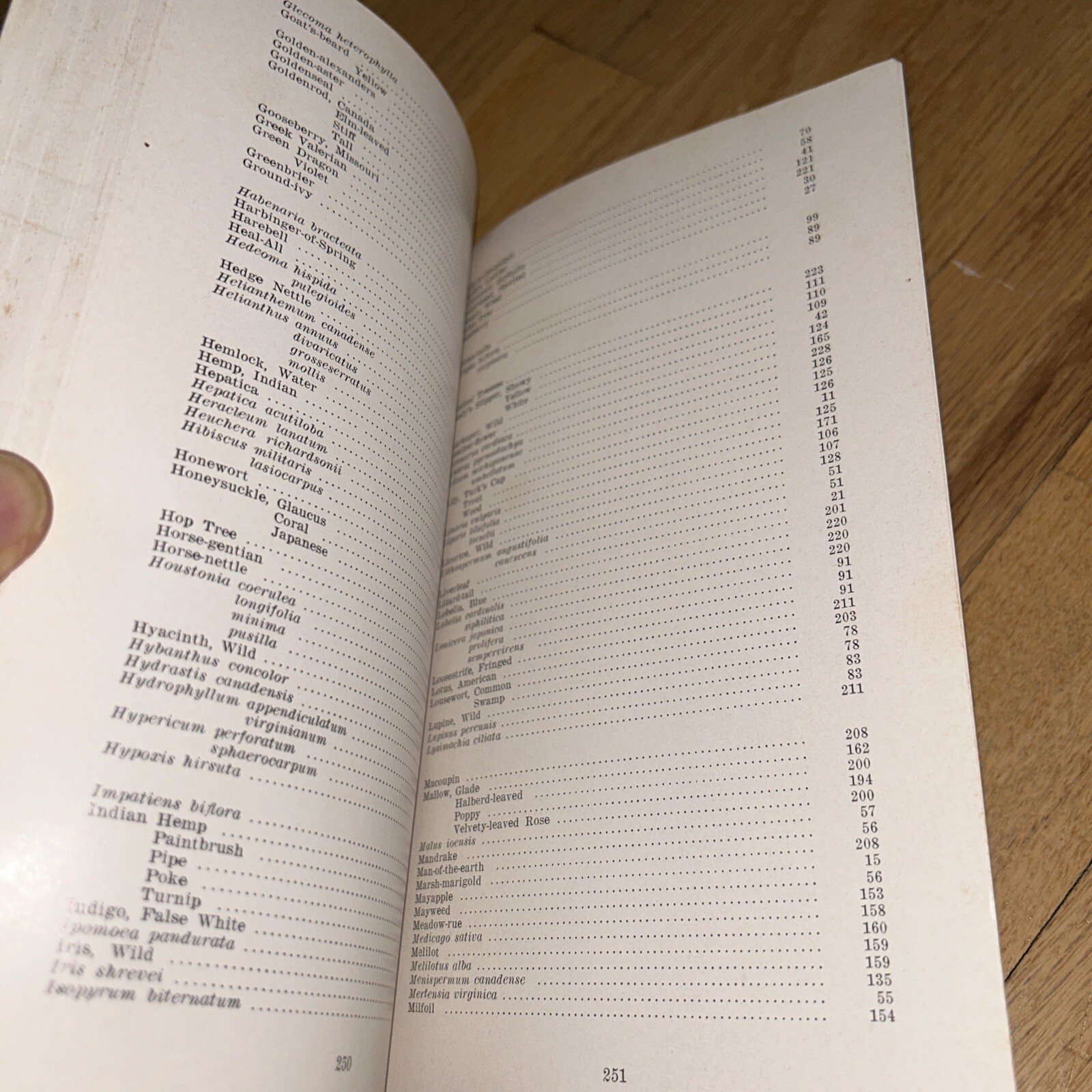 1960 ILLINOIS WILD FLOWERS by John Voss. 256 pages of Photos & Information
