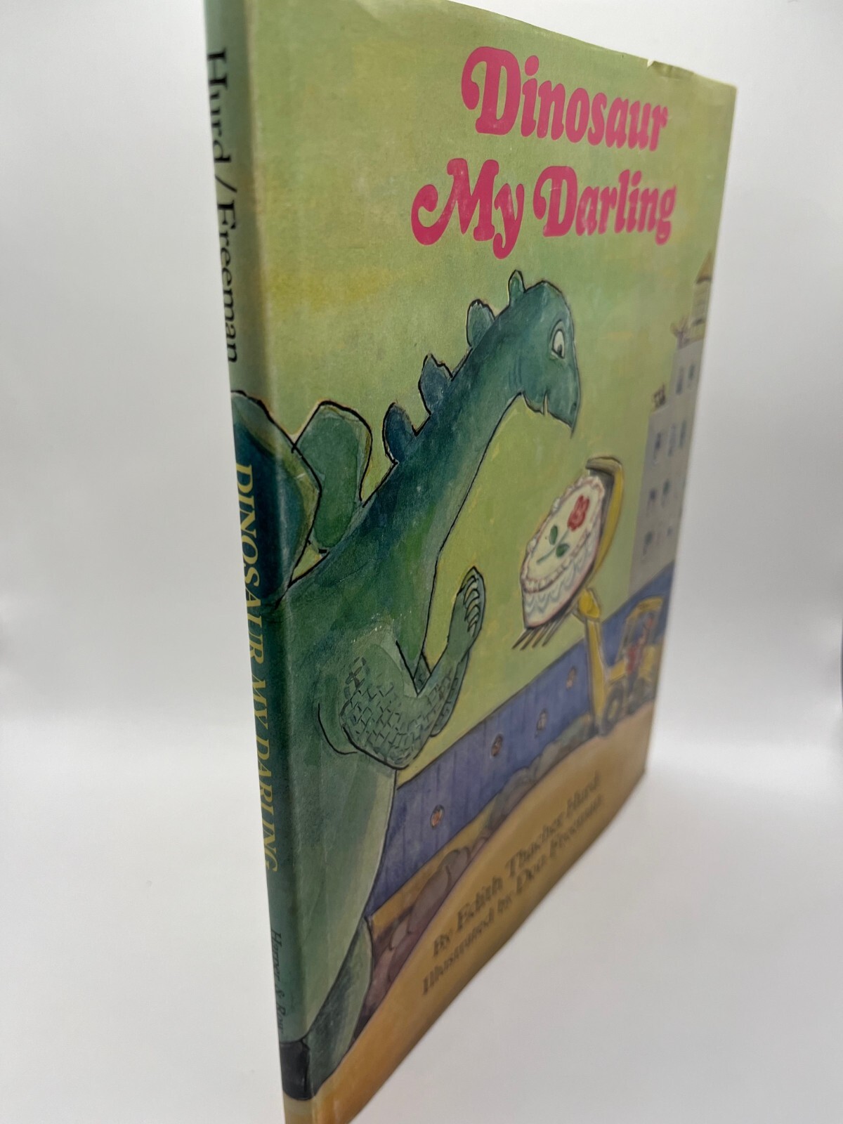 DINOSAUR MY DARLING by Edith Thacher Hurd, Illustrated by Don Freeman, 1st, HCDJ