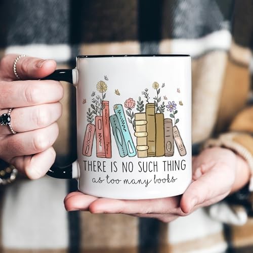 Book Lover Coffee Mug 11oz – There Is No Such Thing – Gifts For Book book 3