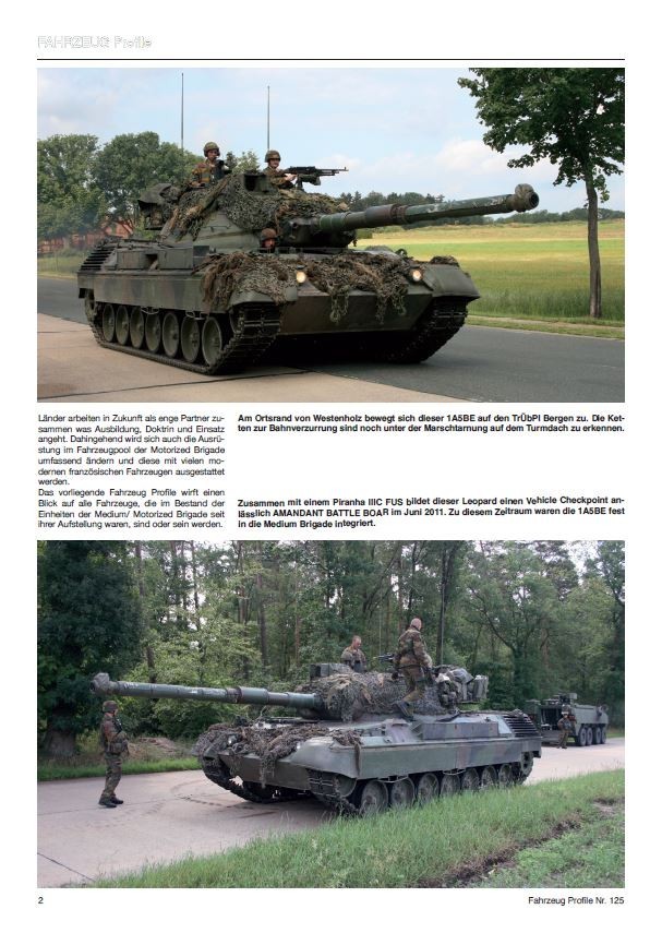 FAHRZEUG Profile 125 Belgiens mittlere Kräfte – Die Medium/Motorized Brigade