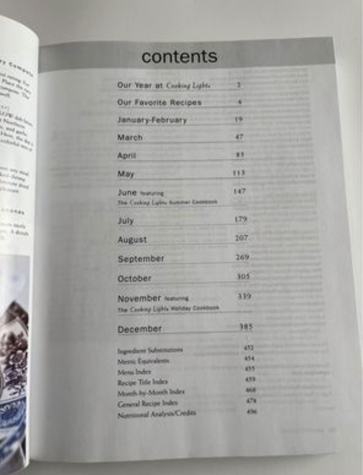 Cooking Light 2008 Cookbook Annual Recipes Hard Cover Oxmoor House 496 Pages