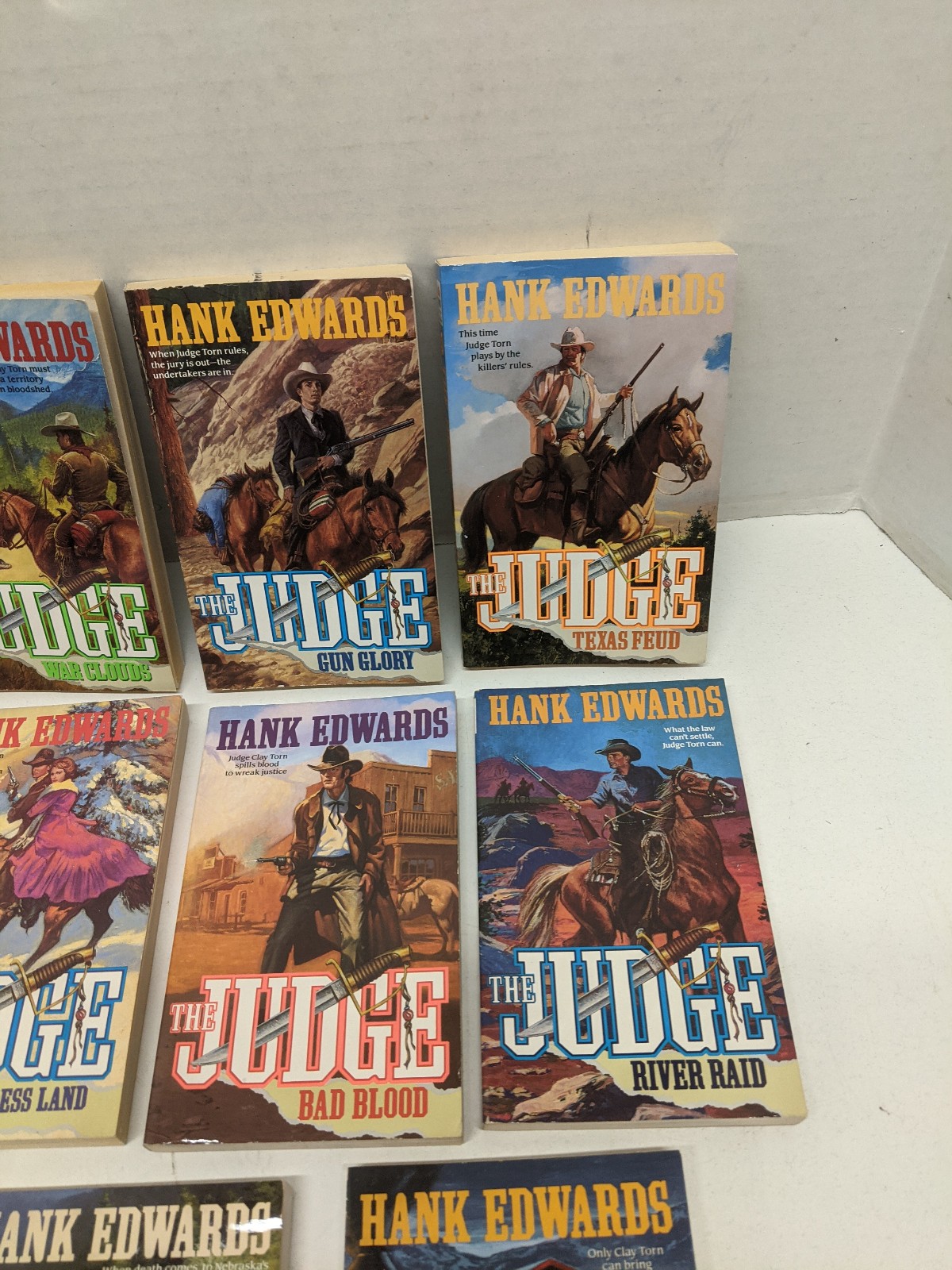The Judge Western Series 1 – 11 Set by Hank Edwards PB Harper
