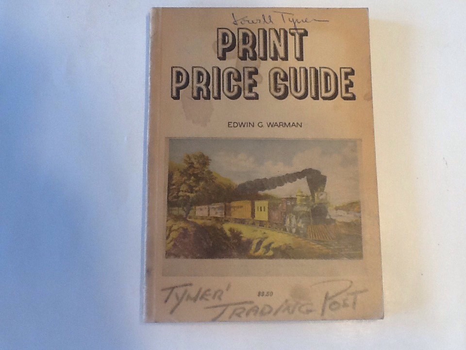 Print Price Guide 1955 Edwin G. Warman SC 136 pages